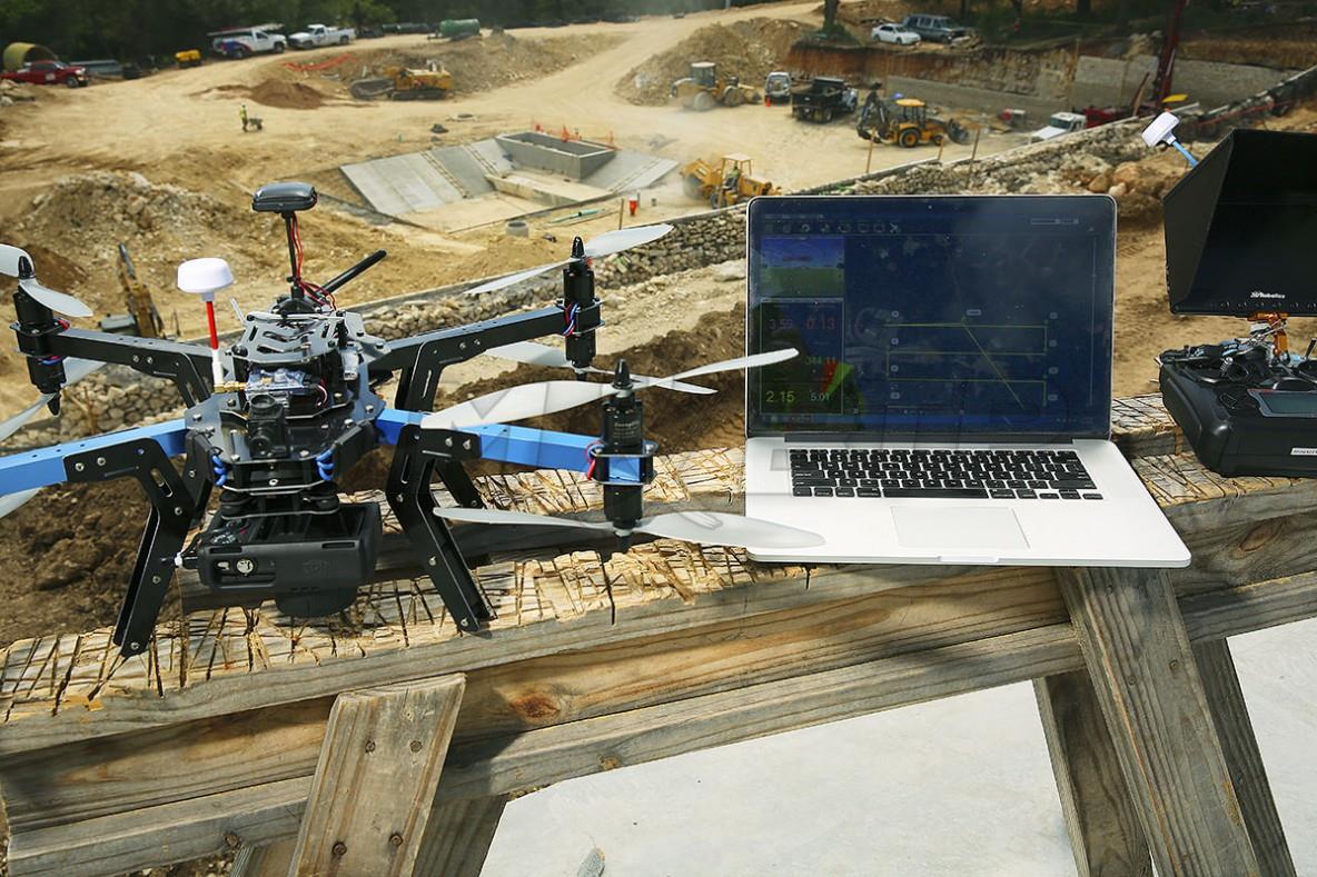 Un drone de chantier